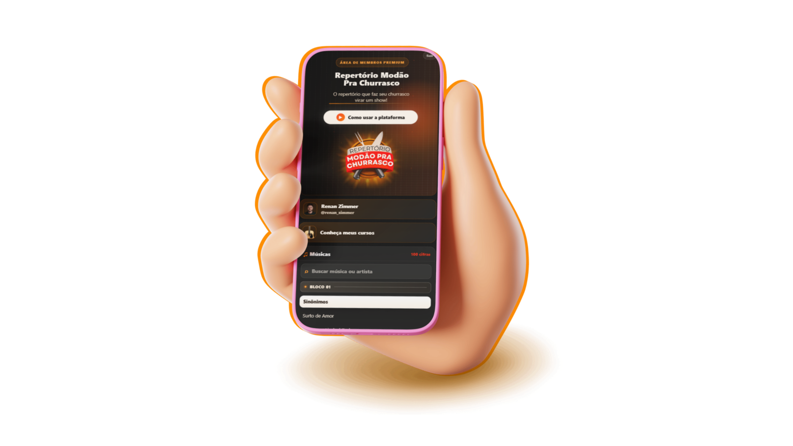 App Repertório